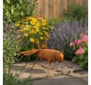 Posiwio Gartenfigur Heuschrecke Rost Metall Dekoration Bild 1