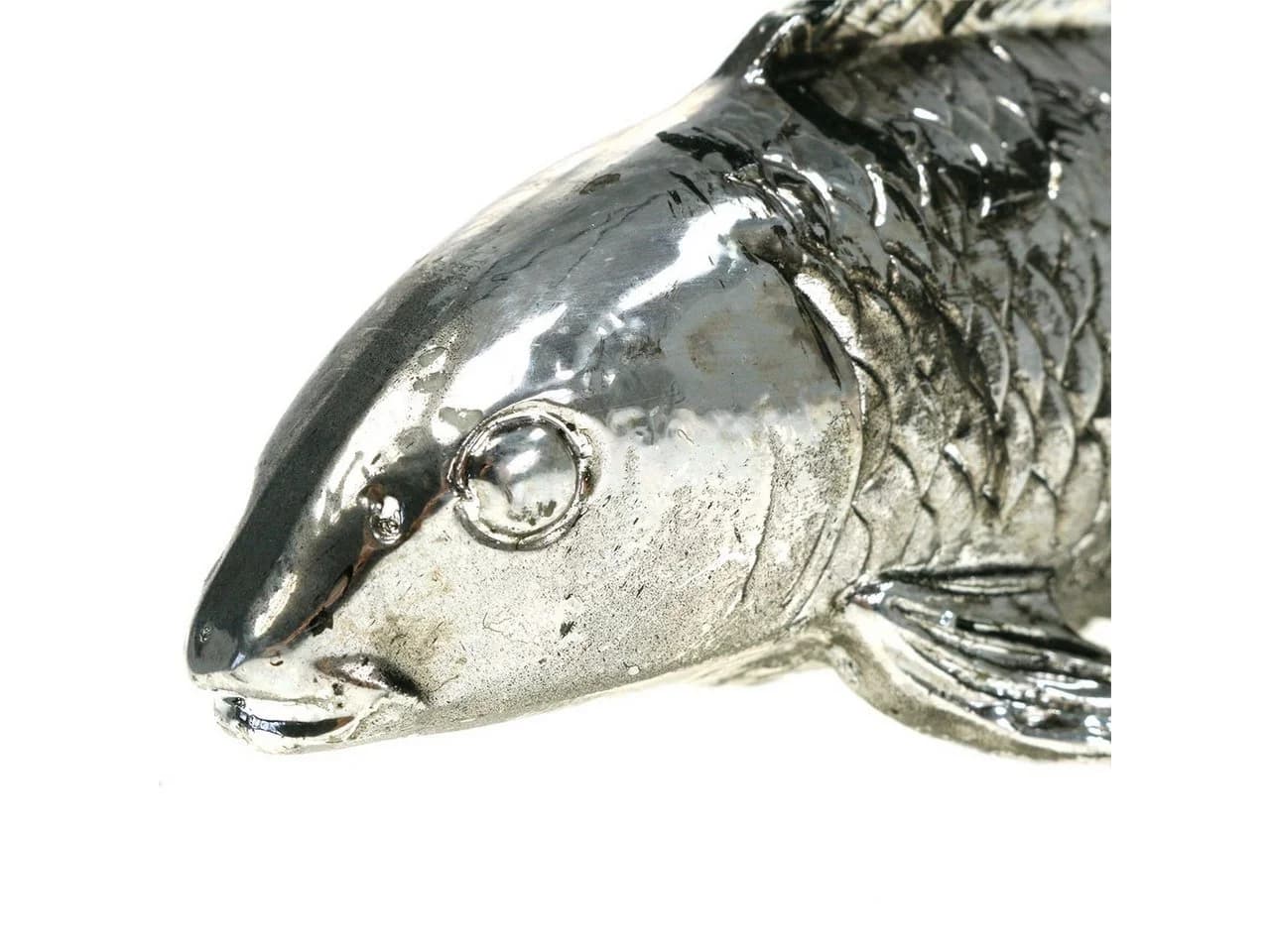 Posiwio Dekofigur Fisch Maritim Metall