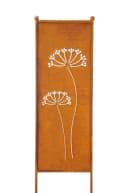 finehomegarden Gartenstecker Metall Sichtschutz Edelrost Bild 2