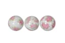 finehomegarden Schwimmkugel 3er Set Porzellan weiß/rosa Blüten Bild 2