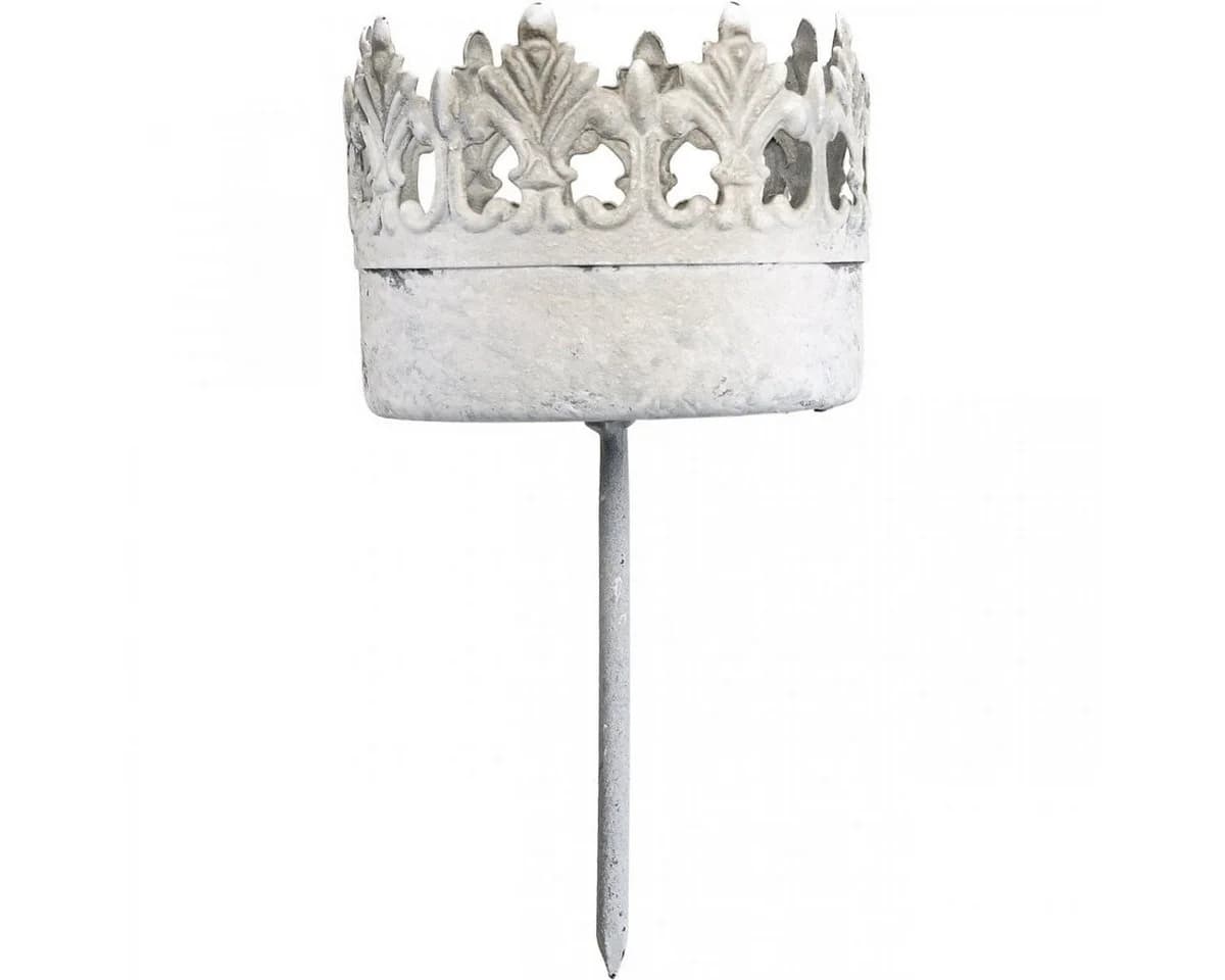 Posiwio 4er Set Kronen-Kerzenstecker Metallic für Adventskranz - Bild 5