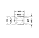 Duravit WC-Sitz Me by Starck mit Softclose und Edelstahl-Scharnieren Bild 4