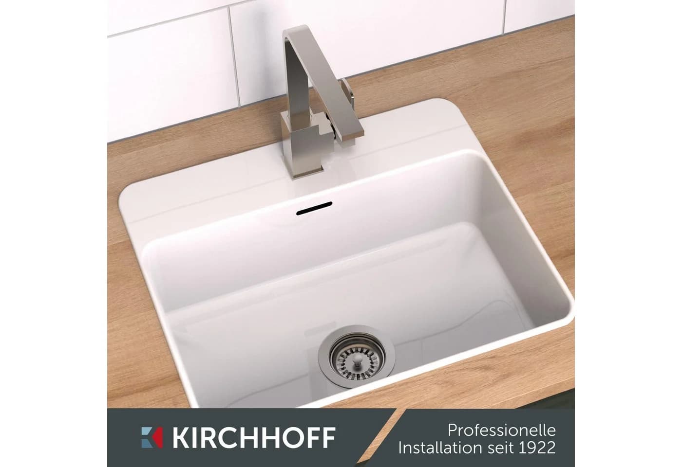 Kirchhoff Ablaufventil ECO-SAVE Korbventil 1 1/2"AG Edelstahl Sieb Ø 114 mm