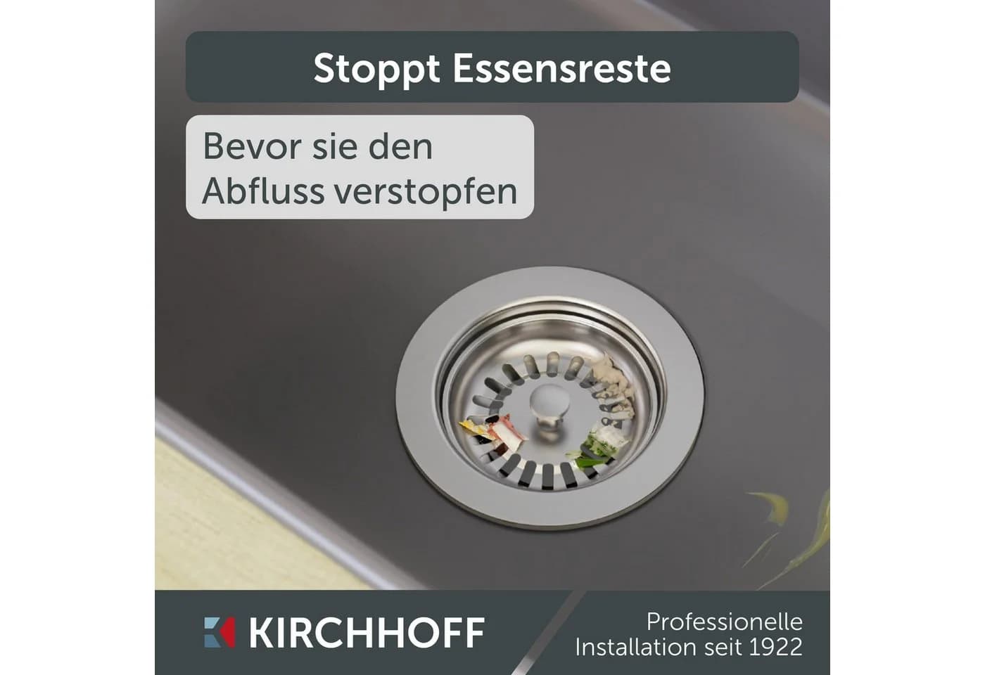 Kirchhoff Ablaufventil ECO-SAVE Korbventil 1 1/2"AG Edelstahl Sieb Ø 114 mm - Bild 4