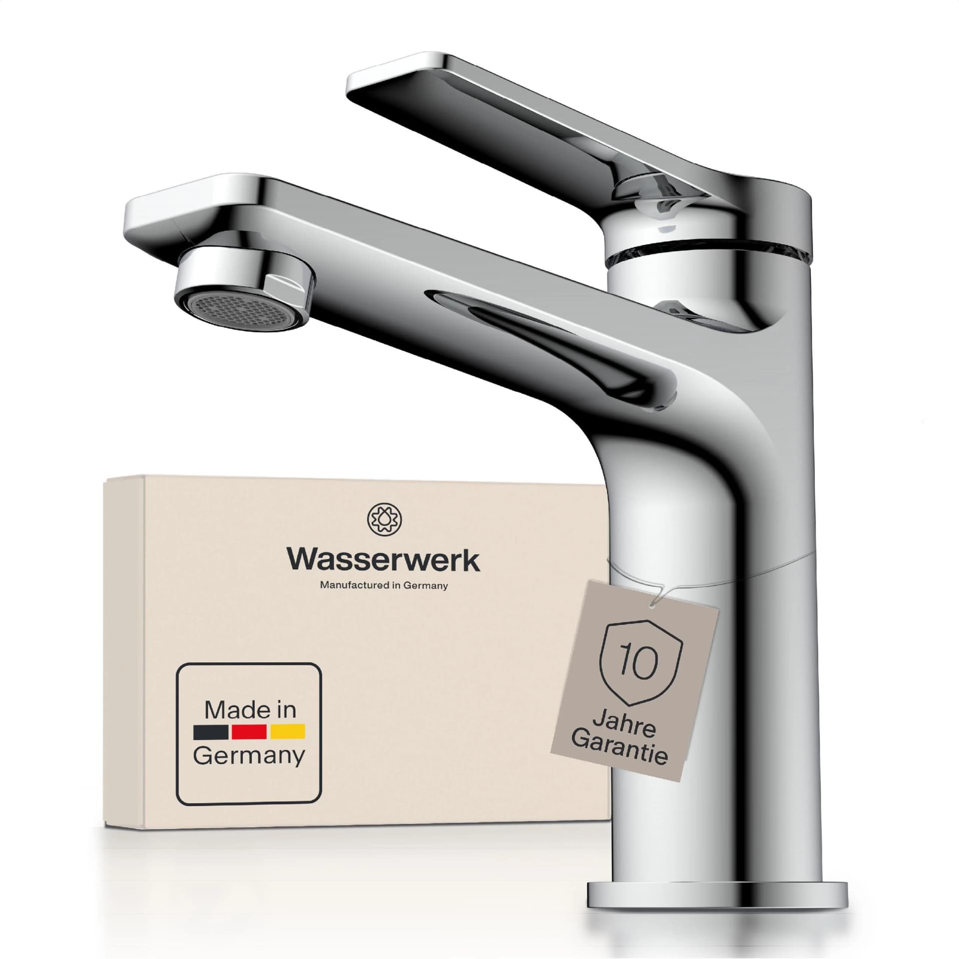WASSERWERK WT 12 Waschtischarmatur Chrom Einhebelmischer