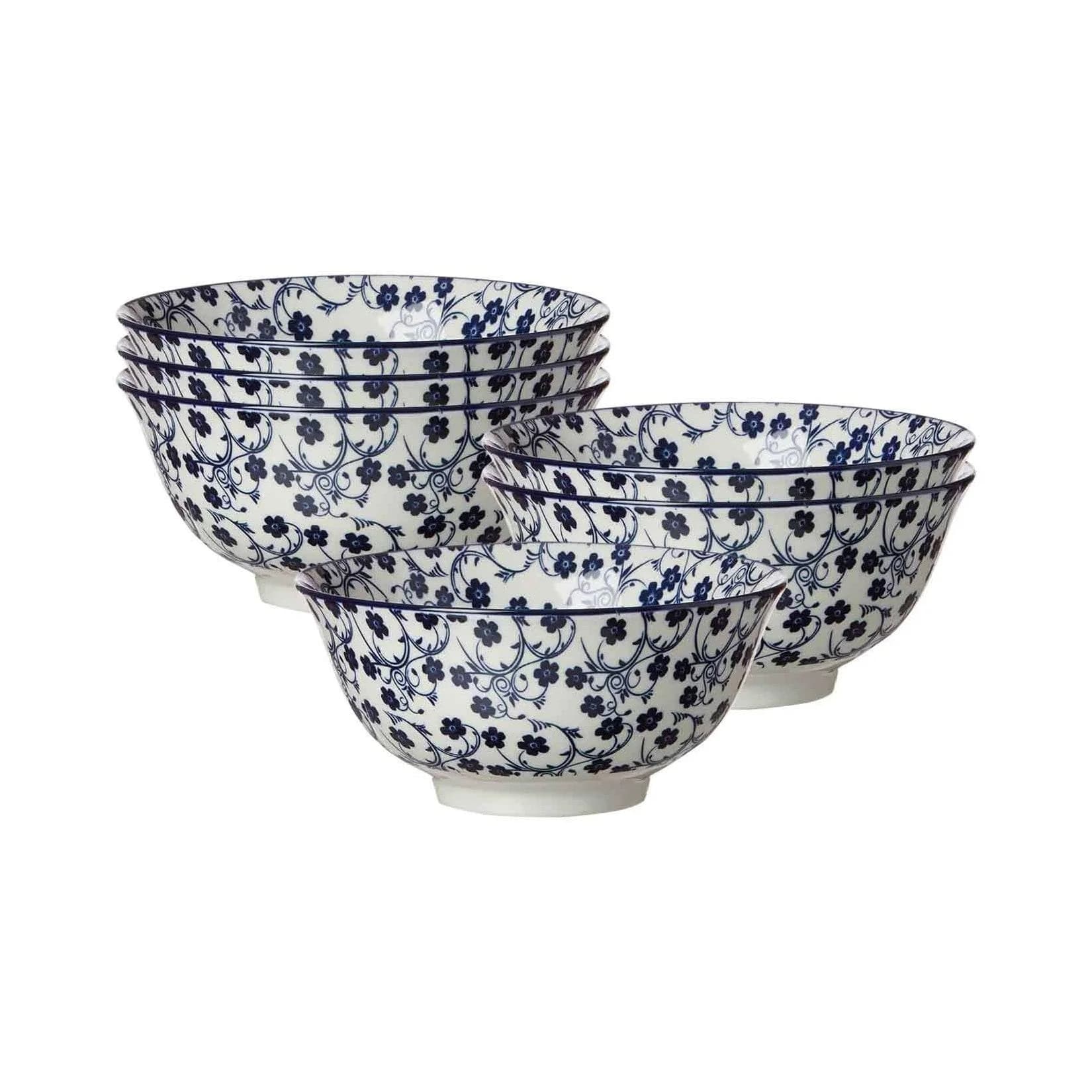 Ritzenhoff & Breker Royal Sakura Müslischalen 6er-Set Blau