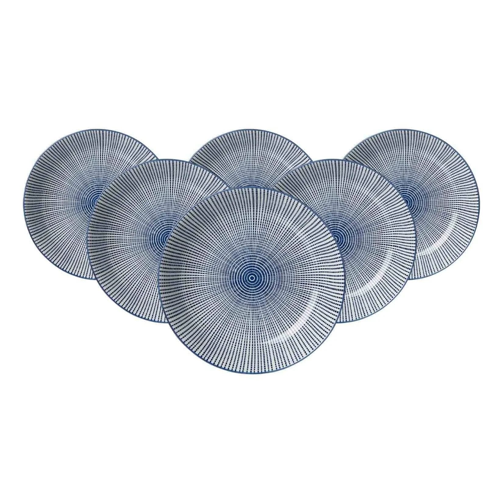 Ritzenhoff & Breker Suppenteller Royal Makoto ø 20,5 cm 6er Set Blau