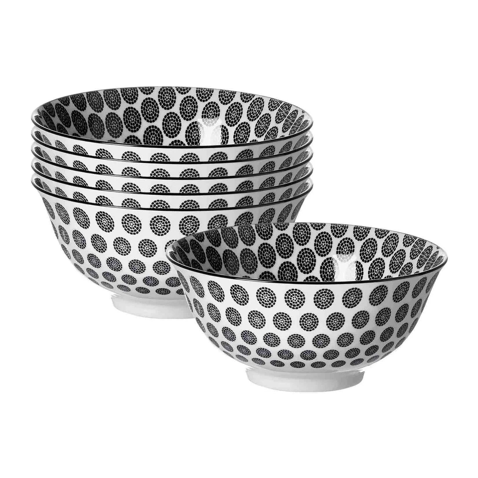 Ritzenhoff & Breker Müslischalen Takeo Circles 15,5 cm 6er Set