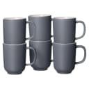 Ritzenhoff & Breker Jasper Kaffeebecher 285 ml 6er Set Grau Keramik Bild 2