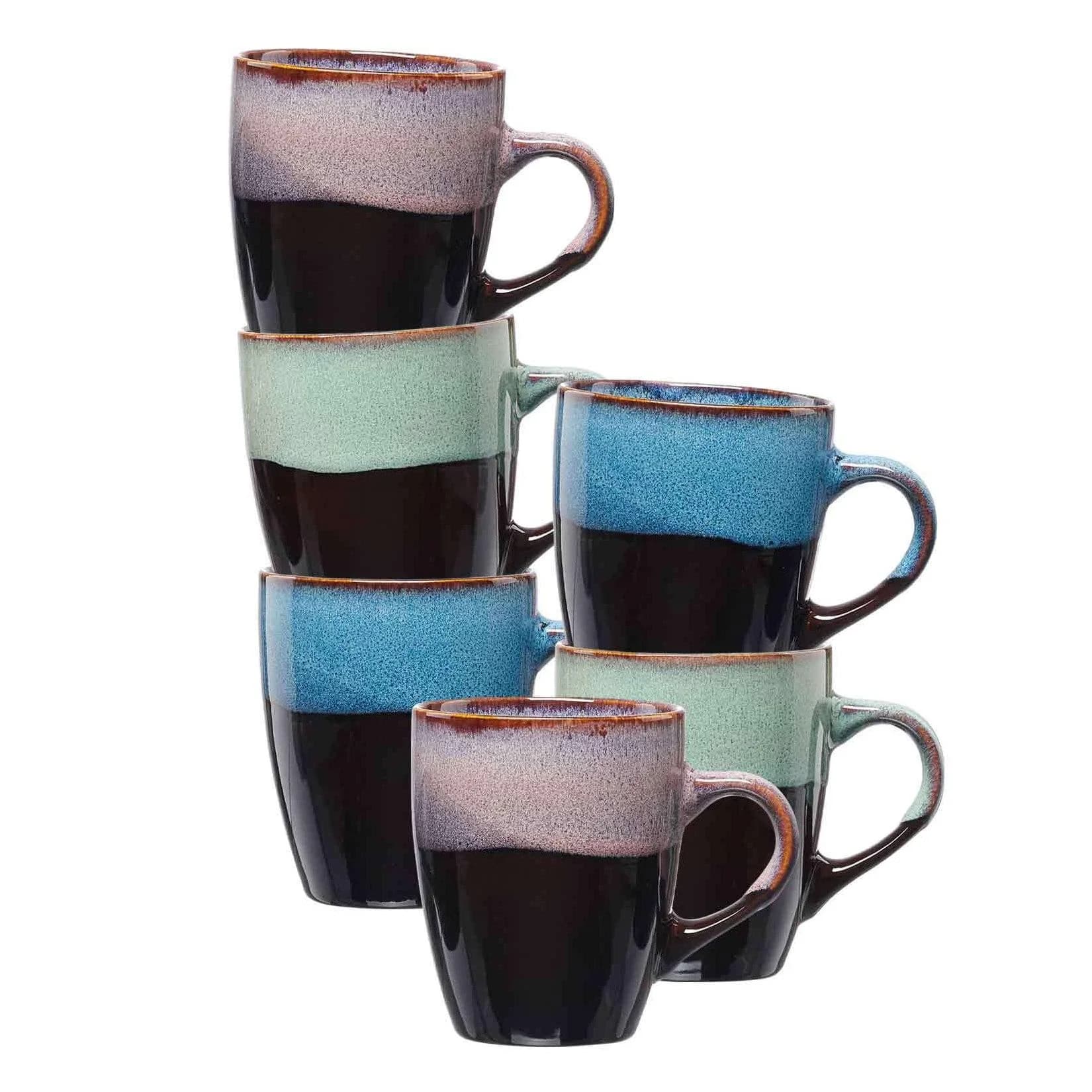 Ritzenhoff & Breker Henkelbecher Mongu 380 ml 6er Set Schokobraun