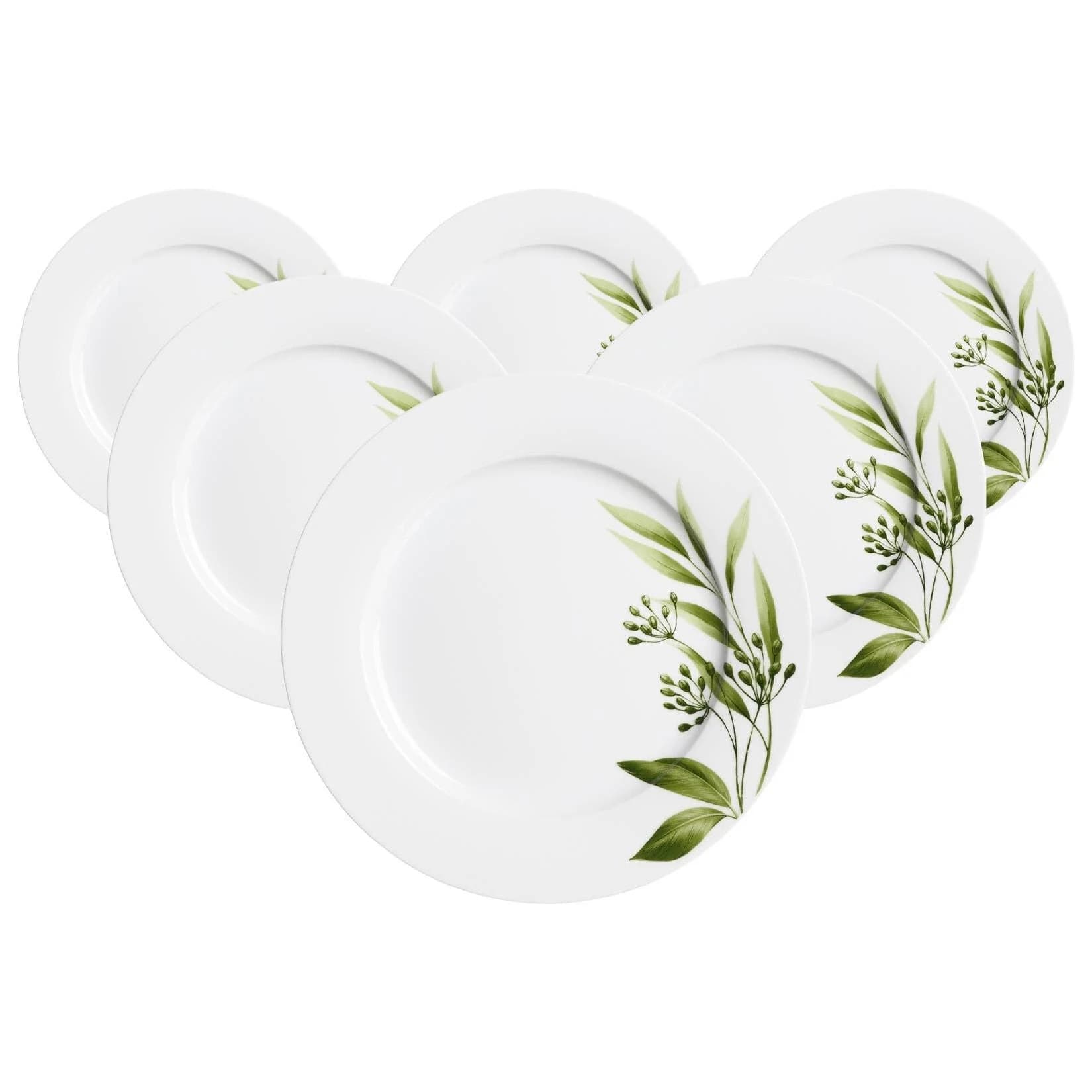 Ritzenhoff & Breker Speiseteller Evora 6er Set Grün 24 cm