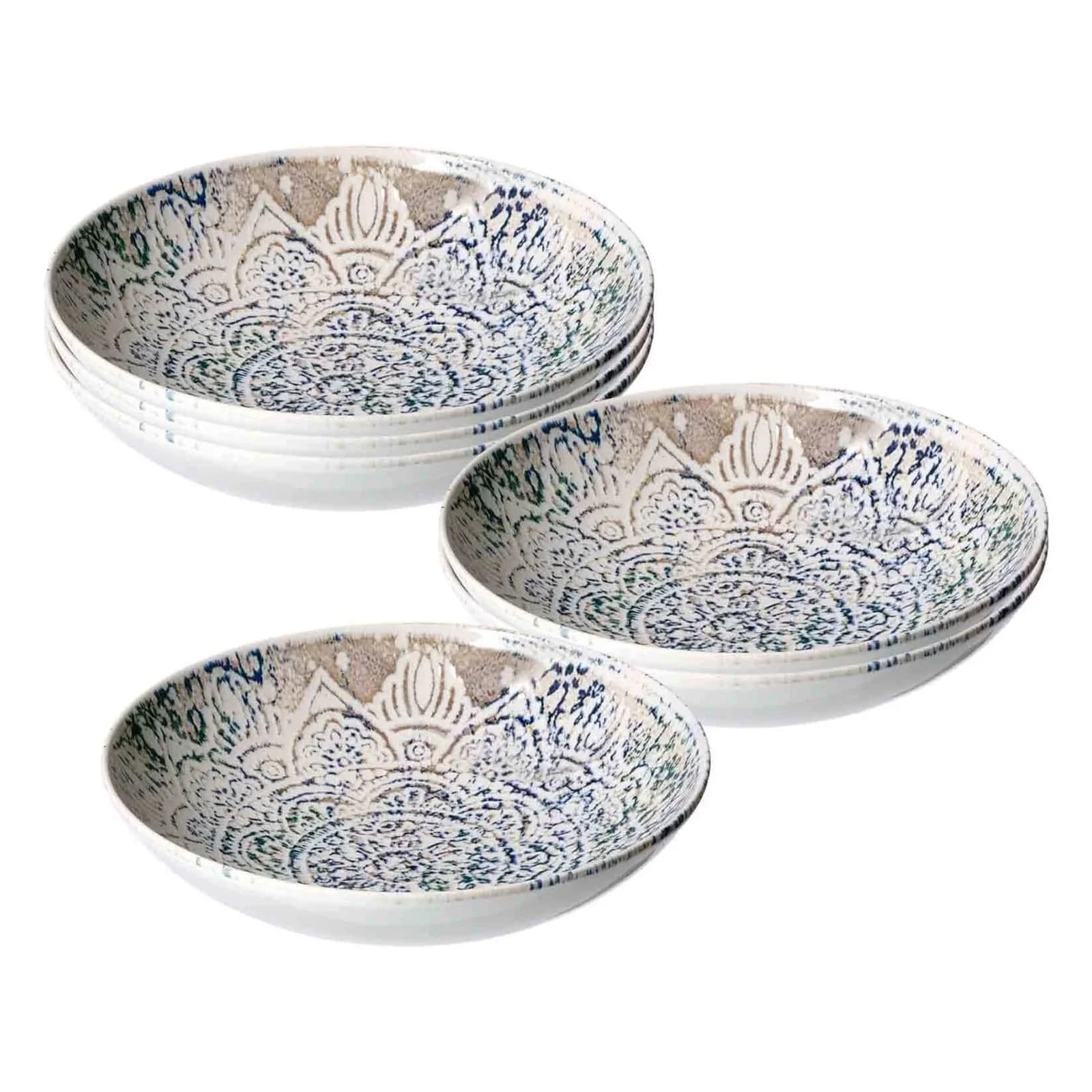 Ritzenhoff & Breker Suppenteller Luigi 6er Set Keramik Orientalisch