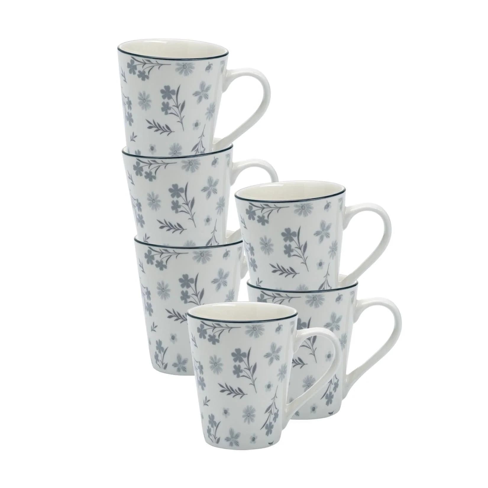 Ritzenhoff & Breker Sendai Henkelbecher Blume 300 ml 6er Set