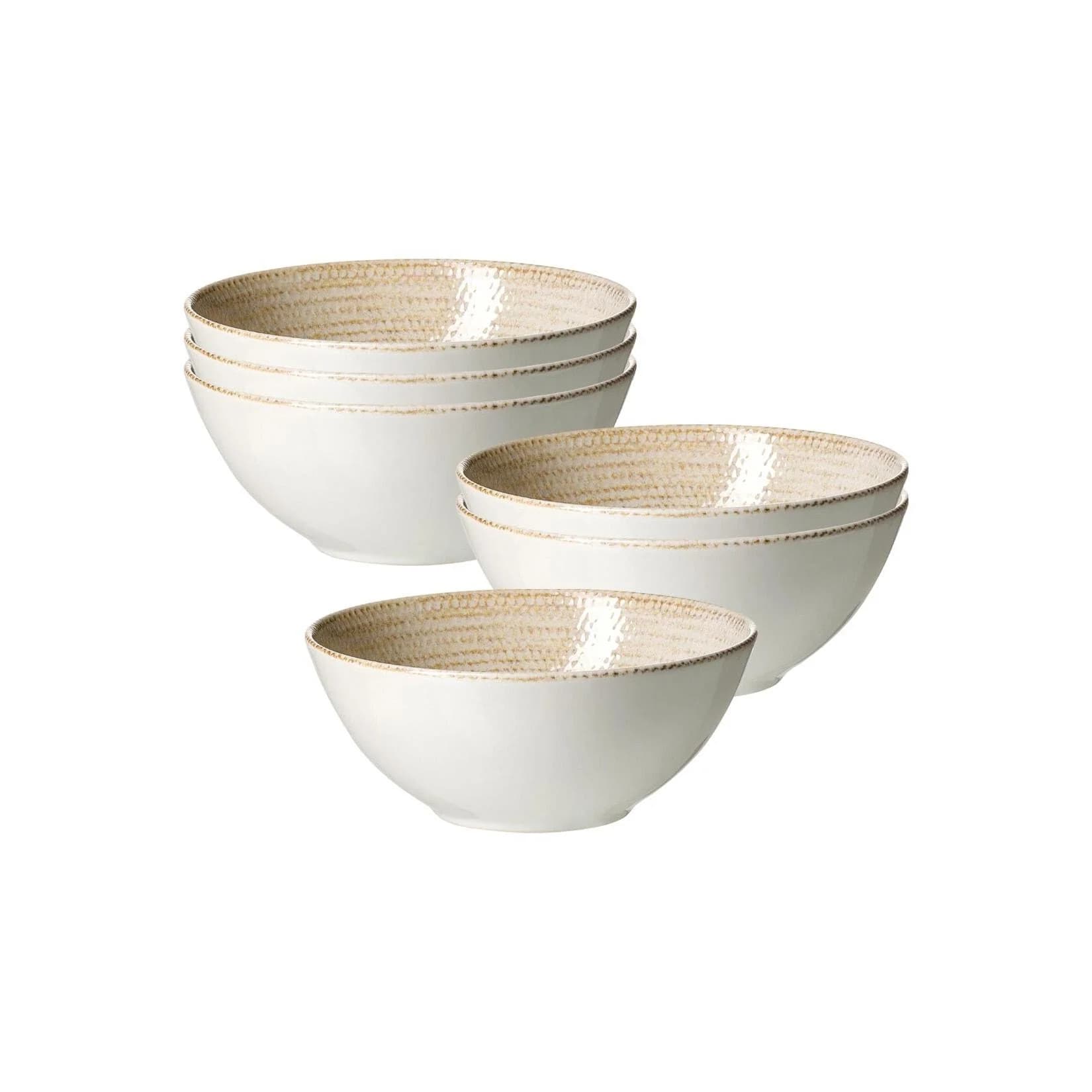 Ritzenhoff & Breker Müslischalen Rimini 6er Set Beige/Grau