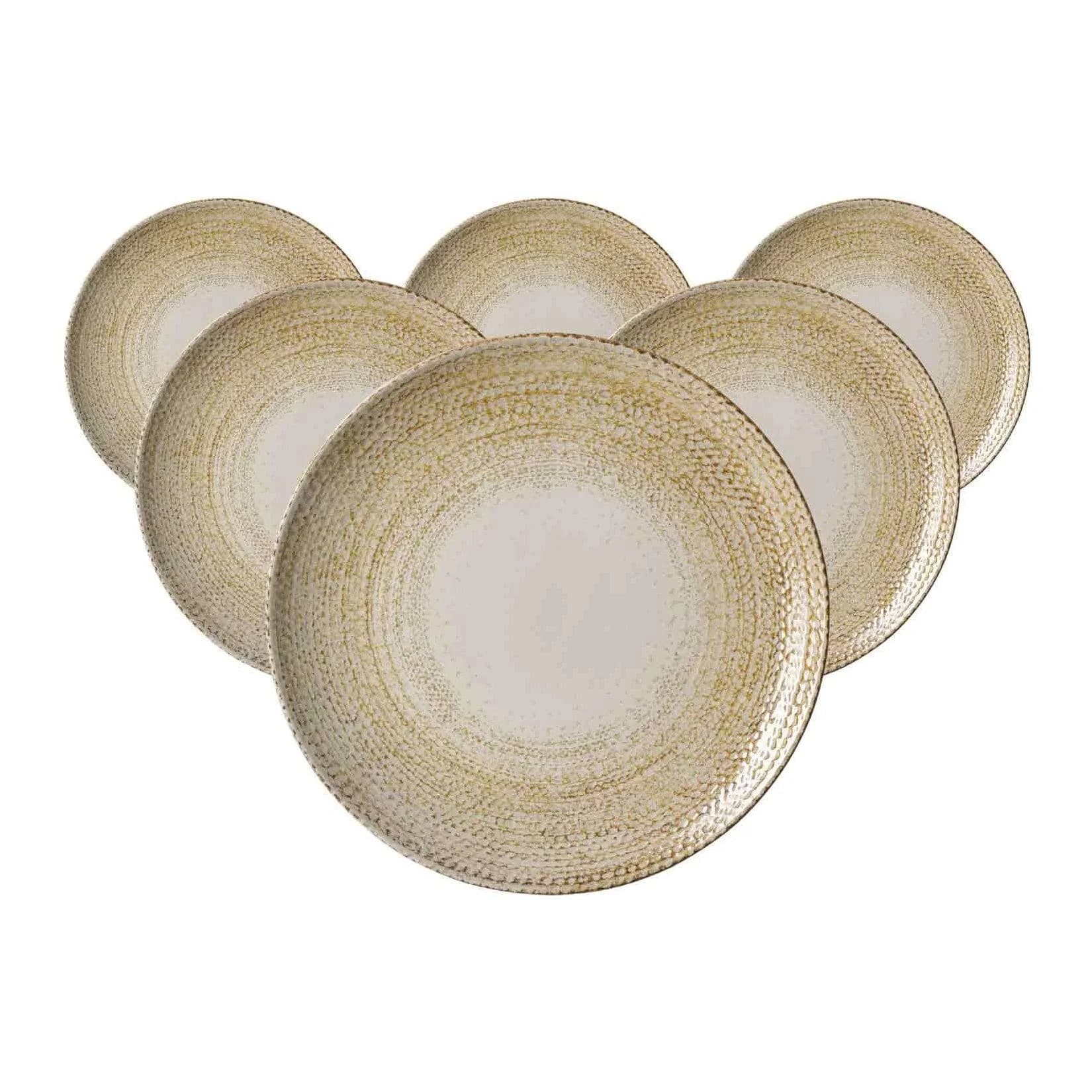 Ritzenhoff & Breker Rimini Speiseteller 26 cm 6er Set Beige/Grau