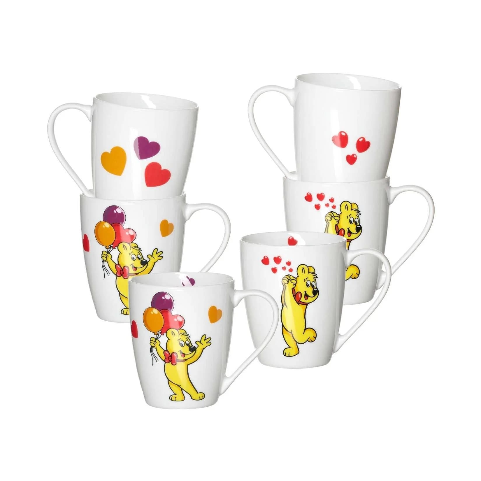 Ritzenhoff & Breker Haribo Heart Becher 360 ml 6er Set