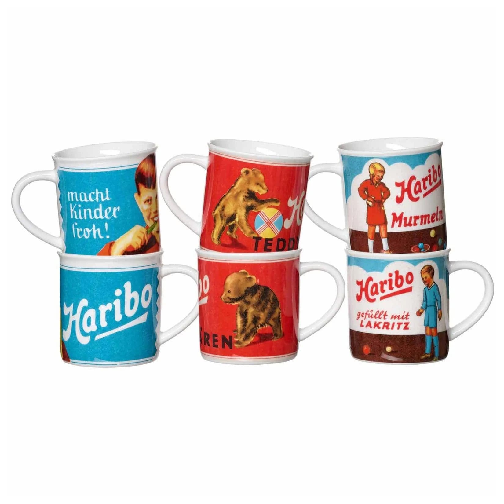 Ritzenhoff & Breker Haribo Retro Becher 380 ml 6er Set