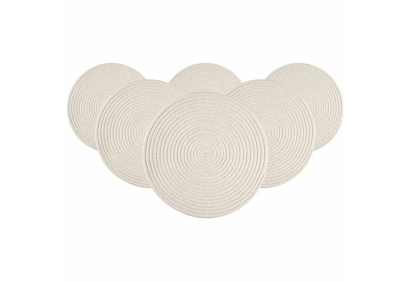 Ritzenhoff & Breker Platzset Tavolo 6er Set Beige Baumwolle - Bild 2