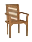 MiaMöbel Gartensessel Teak massiv Honig Bild 2