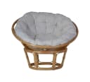 MiaMöbel Rattansessel Papasan Honig mit Baumwollauflage Bild 3