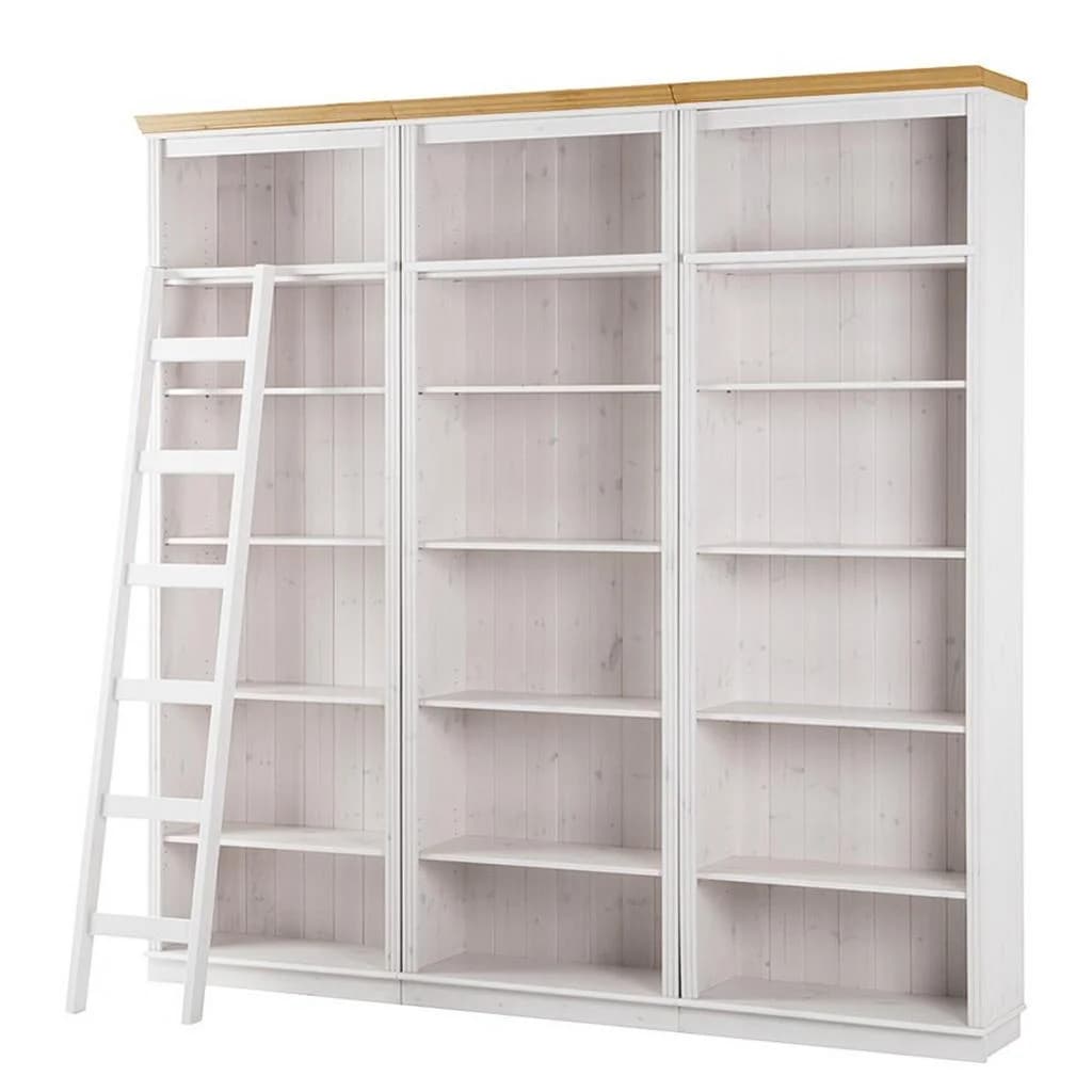 Livetastic Bücherwand Lillehammer Kiefer Honig Massiv 15 Fächer