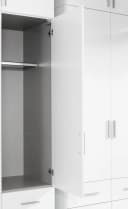 Rauch CELLE Drehtürenschrank Weiß Hochglanz Bild 4