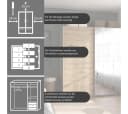 Rauch Schwebetürenschrank Subito Weiß 2 Spiegeltüren Bild 4