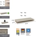 Rauch BLUE Einlegeboden 2er-Set Beige Leinenoptik Bild 1