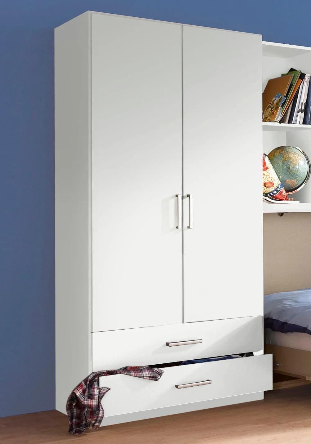 Rauch Albero Kleiderschrank Weiß Uni Modern