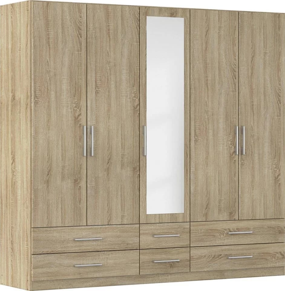 Rauch Kleiderschrank Hersbruck mit Spiegeltüren und 6 Schubladen - Bild 2