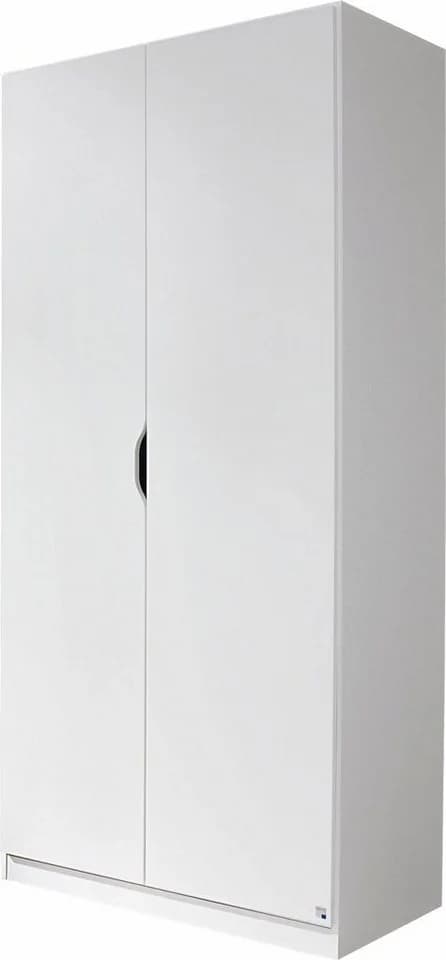 Rauch Freiham Kleiderschrank Weiß Nischenlösung mit Griffmulde