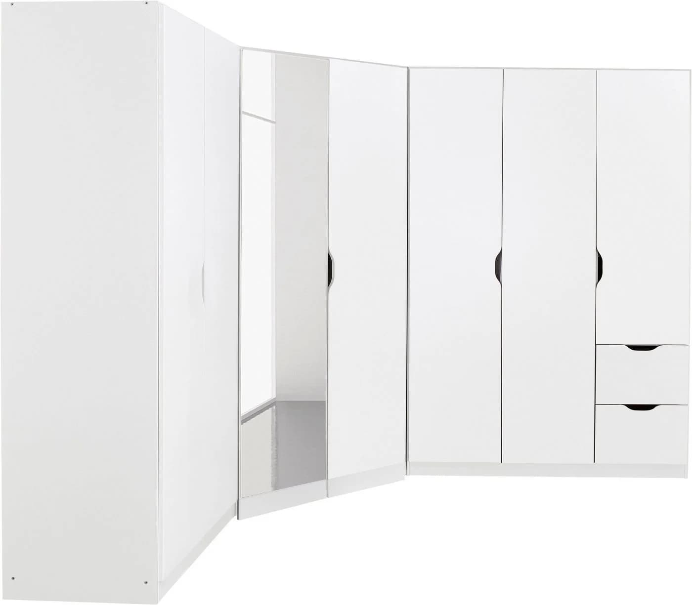 Schrank-Set RAUCH Freiham 3-teilig Weiß Alpinweiß Made in Germany - Bild 2
