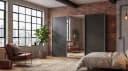 RAUCH Schwebetürenschrank CORTONA Graumetallic Bild 1