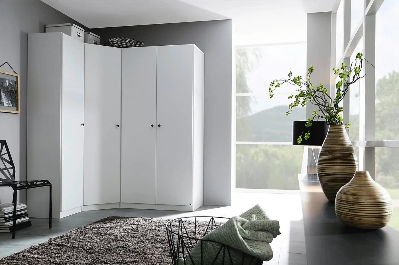 Rauch Schlafzimmer-Set Buchholz 3-tlg. mit abschließbaren Türen