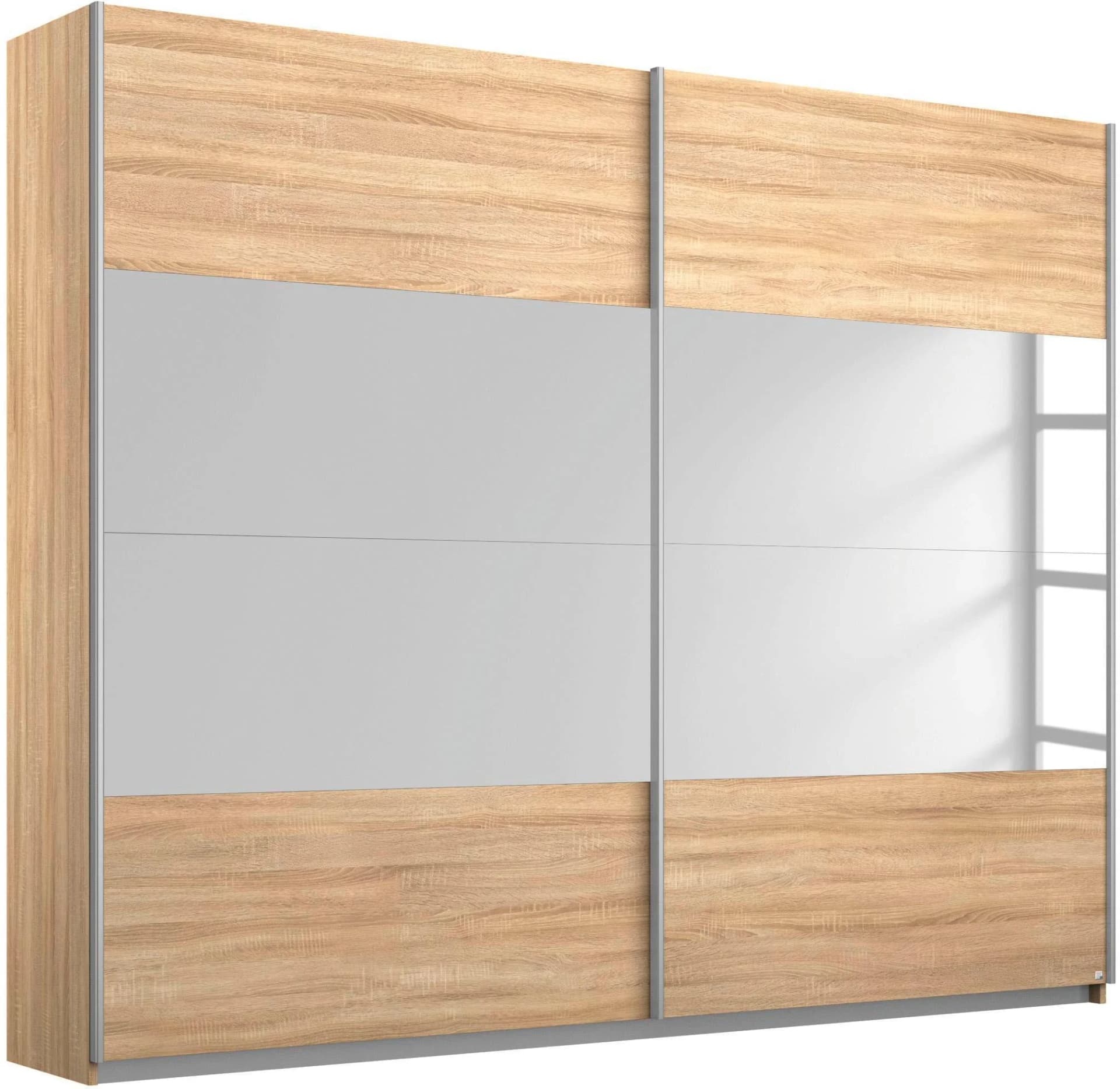 Rauch Quadra Schwebetürenschrank mit Spiegel und variabler Frontgestaltung