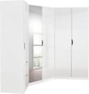 Schrank-Set RAUCH Freiham 3-tlg. Weiß Hochglanz Holzwerkstoff Bild 2
