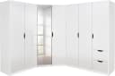 Schrank-Set RAUCH Freiham 3-teilig Weiß Hochglanz Made in Germany Bild 3