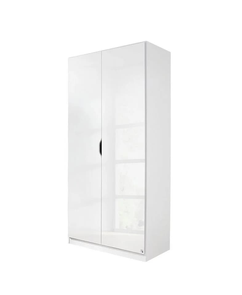 Rauch Freiham Kleiderschrank Weiß Hochglanz Nischenlösung - Bild 2
