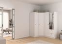 Rauch Skagen Schrank-Set Alpinweiß mit Eckschrank und Schubkästen Bild 1