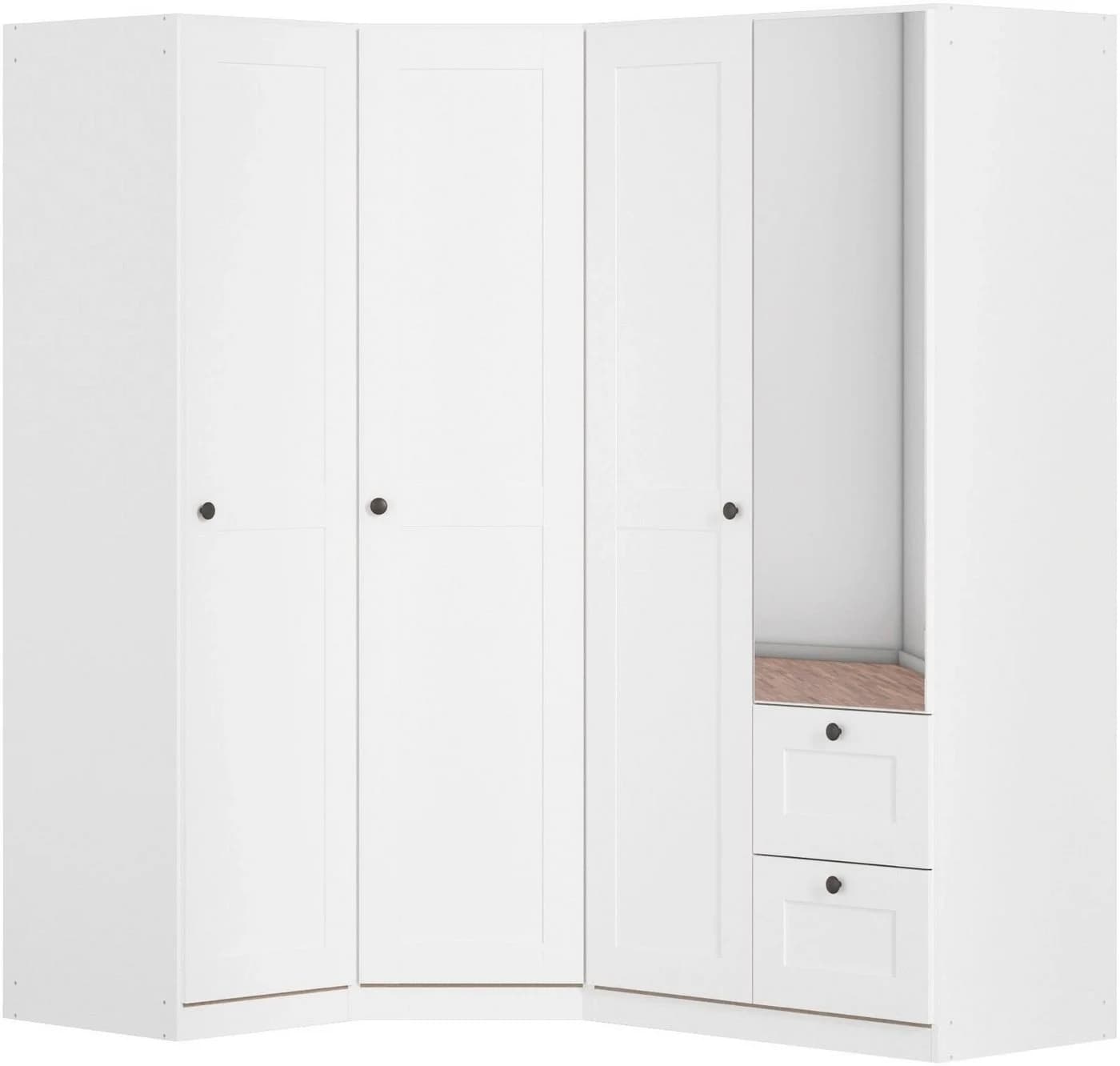 Rauch Skagen Schrank-Set Alpinweiß mit Eckschrank und Schubkästen - Bild 2