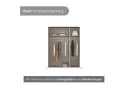 Rauch YLVA Kleiderschrank Weiß Skandinavischer Style Bild 4