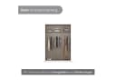 Rauch YLVA Drehtürenschrank Weiß Skandinavischer Style Bild 4