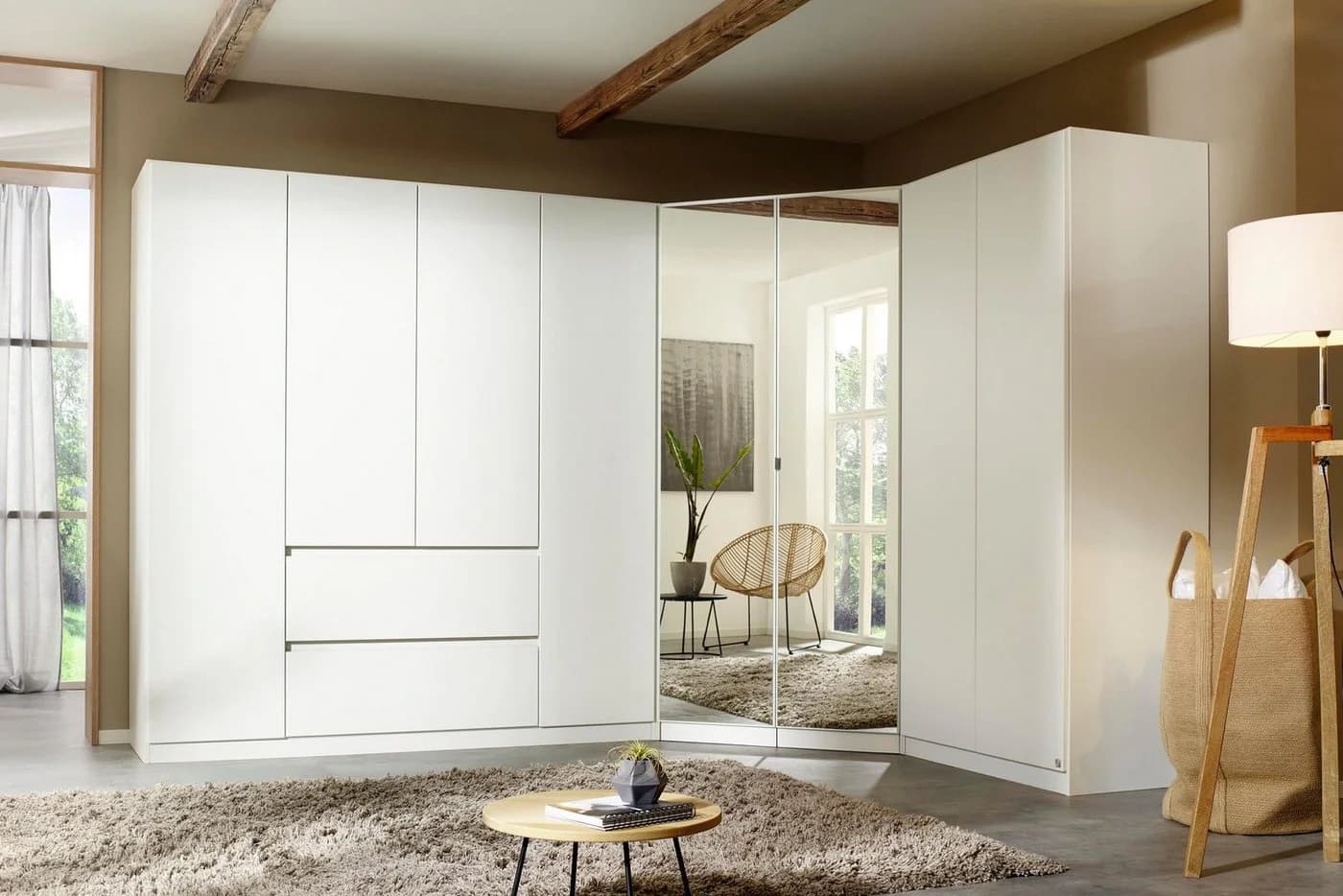 RAUCH NIDDA Schrank-Set Weiß Push-to-Open Made in Germany