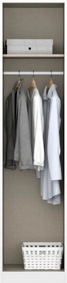 Rauch NIDDA Kleiderschrank Weiß Push-to-Open - Bild 2