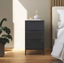 rauch Nachttisch FLIPP mit Glasfront und 3 Schubladen Soft-Close Bild 1