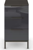 rauch Nachttisch FLIPP mit Glasfront und 3 Schubladen Soft-Close Bild 4