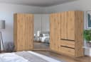 Rauch Costa Schrank-Set Eiche Artisan mit Push-to-Open Bild 1