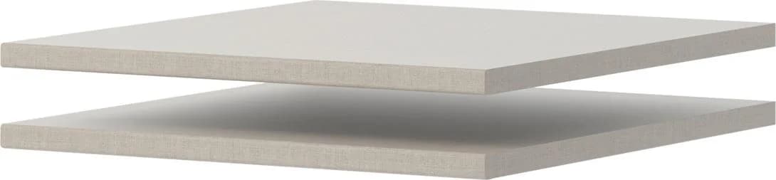 Set One by Musterring Einlegeboden Henderson Beige Leinenoptik 2er-Set