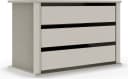 Schubladeneinsatz Henderson Beige Leinenoptik 3 Schubkästen Bild 2
