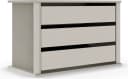 Schubladeneinsatz Henderson Beige Leinenoptik 3 Schubkästen Bild 3